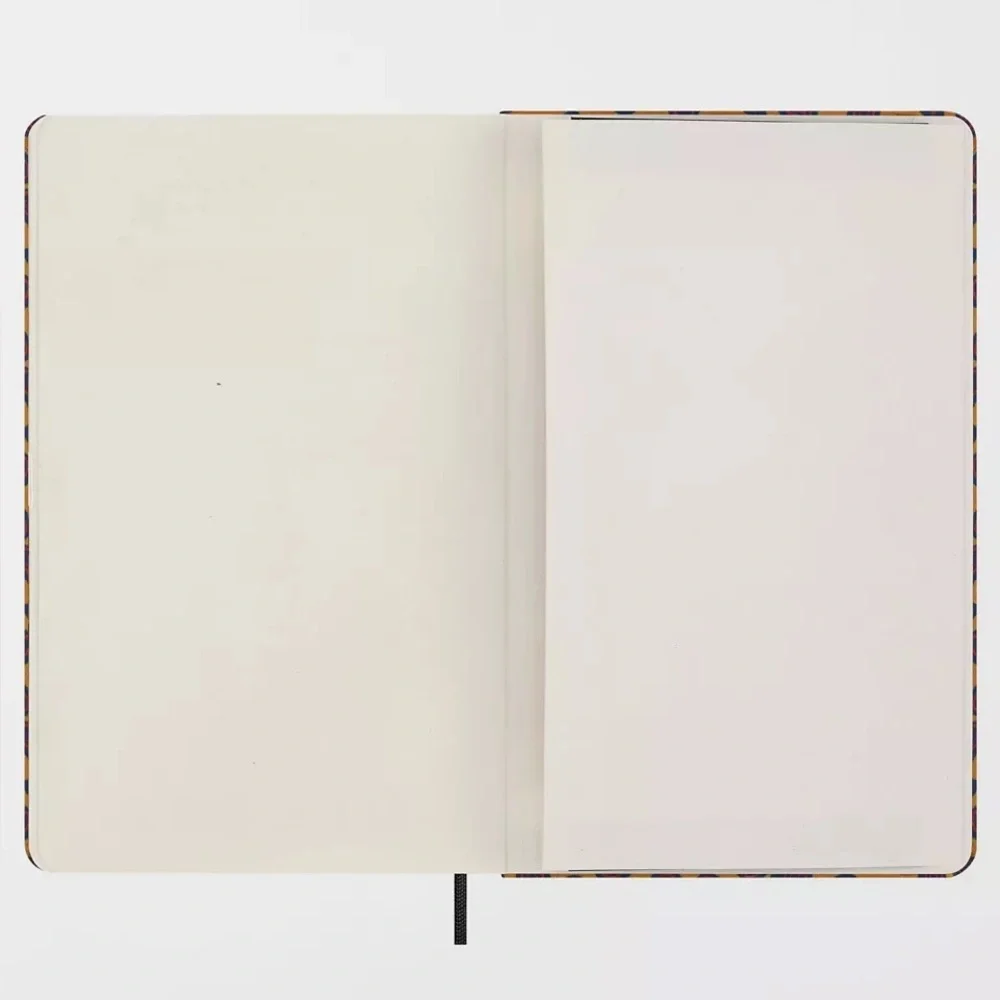 MOLESKINE LIMITED EDITION ITALIAN SILK HARDCOVER NOTEBOOK LARGE 176 Pages Red